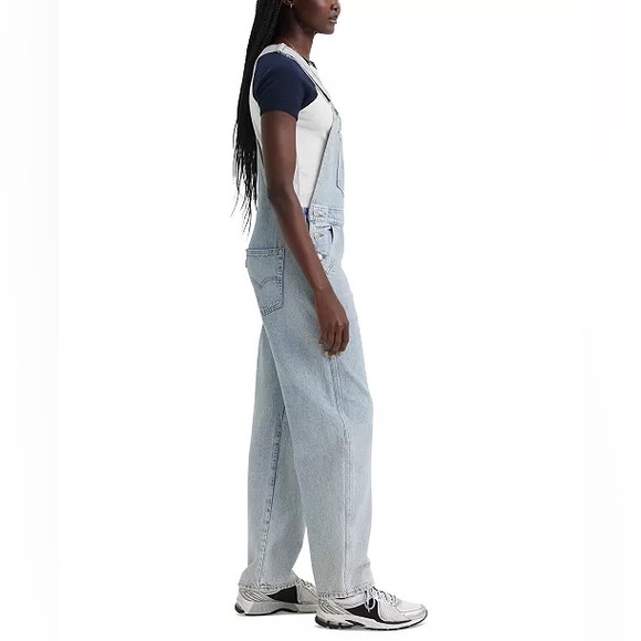 Levi’s vintage style denim overalls dungarees light denim shopbop XS - Picture 3 of 6